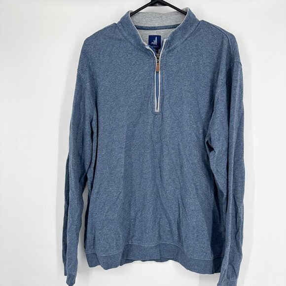 Johnnie-O 1/4 zip Sully‎ pullover blue Size XL - Picture 1 of 6